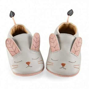 Chaussons cuir petit lapin