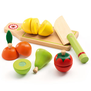 Fruits et légumes bois à couper